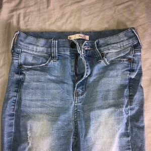 (sold) - stretchy light blue skinny jeans